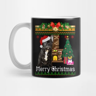 Ugly Christmas Sweater FRENCH BULLDOGS Mug